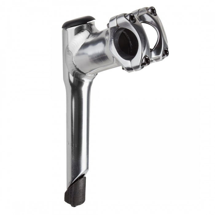 SUNLITE Alloy ATB 4-Bolt Bike Stem 75mm 25° Rise 25.4mm Bar 22.2mm Fork Silver