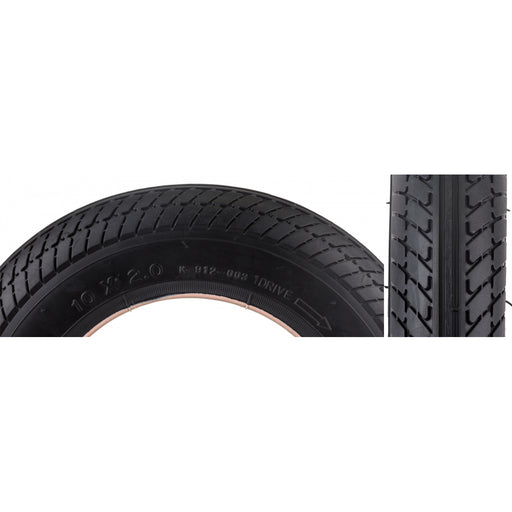 SUNLITE Scooter TIRE SUNLT SCOOTER 10x2 BK/BK K912 NOT FOR MAG WHEELS WIRE
