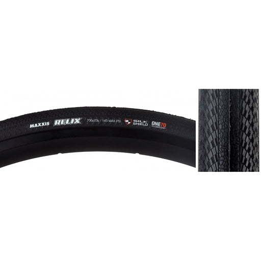 Maxxis Relix K tire, 700 x 23c - black