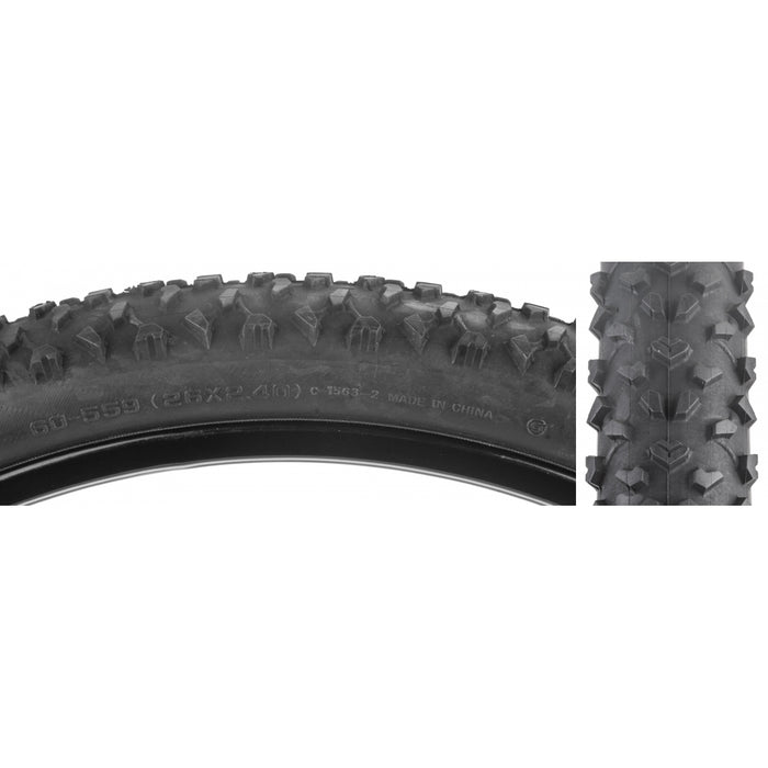 SUNLITE Caballero CST1563 TIRES SUNLT 26x2.4 CST1563 BK/BSK CABALLERO