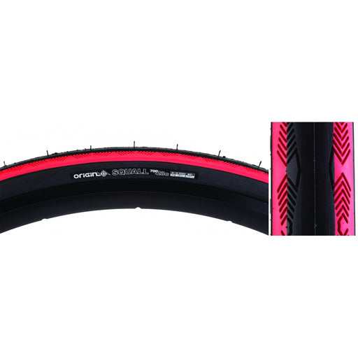 ORIGIN8 Squall TIRES OR8 SQUALL 700x28 WIRE BELT BK/RD