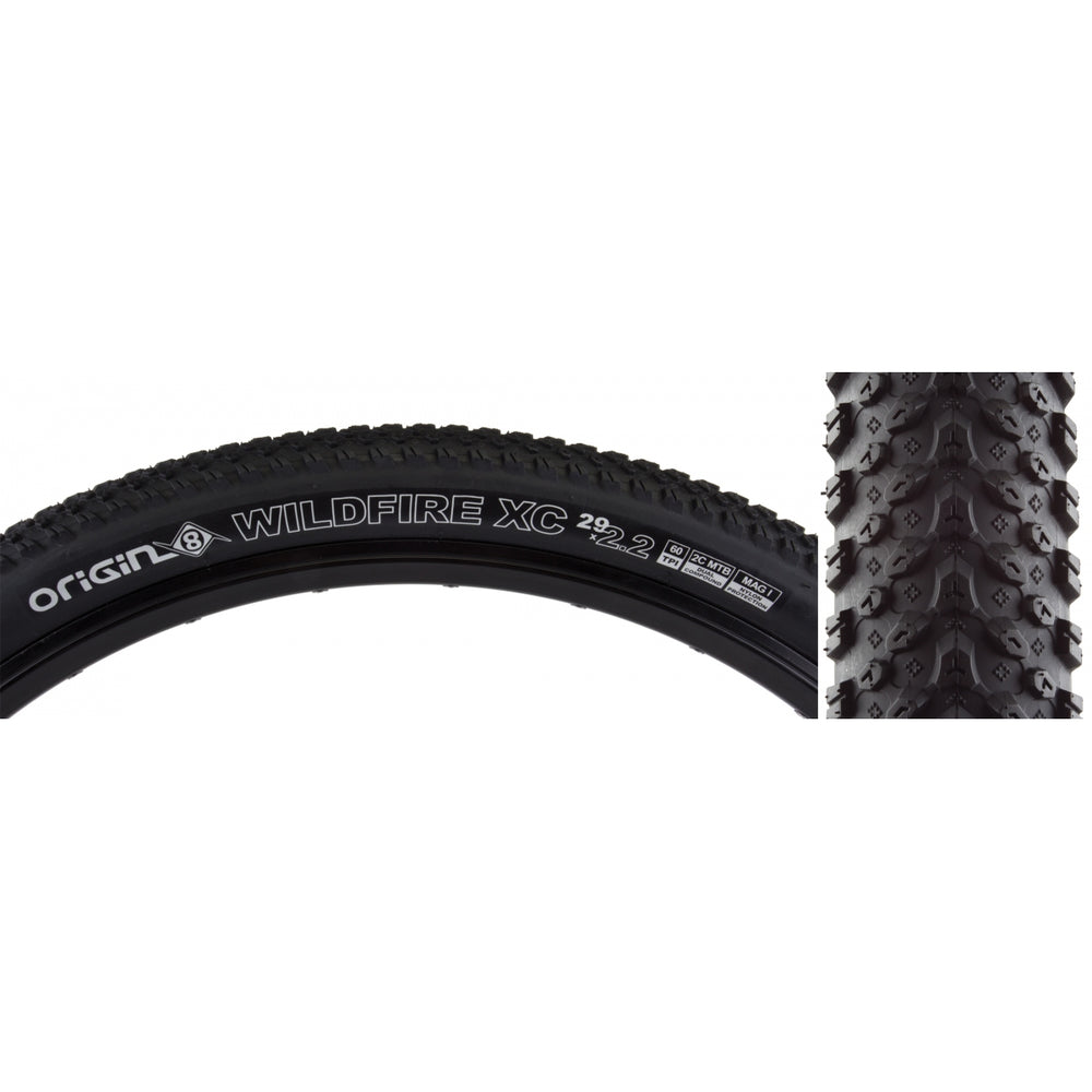 ORIGIN8 Wildfire XC TIRES OR8 WILDFIRE XC 29x2.20 FOLD BELT BK/BK