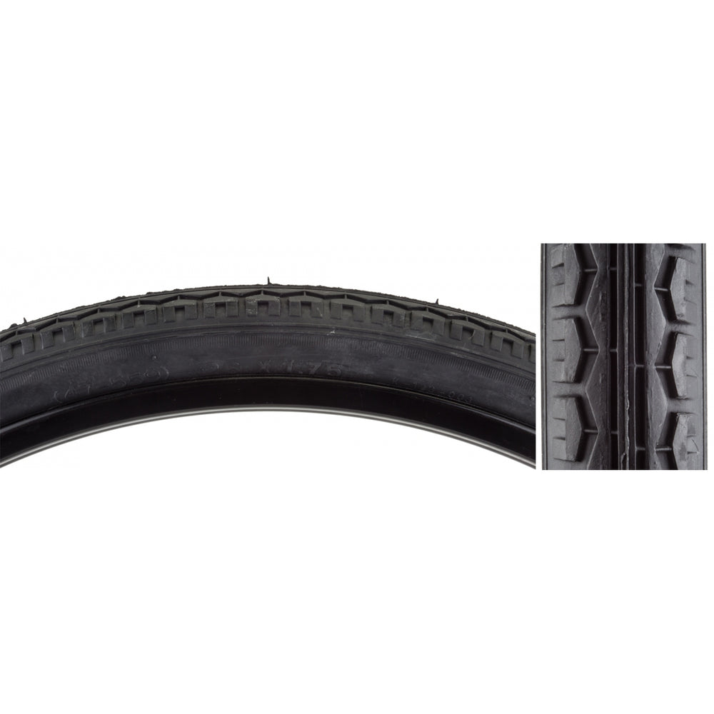 SUNLITE Street TIRE SUNLT 26x1.75 BK/BK STREET K123 WIRE