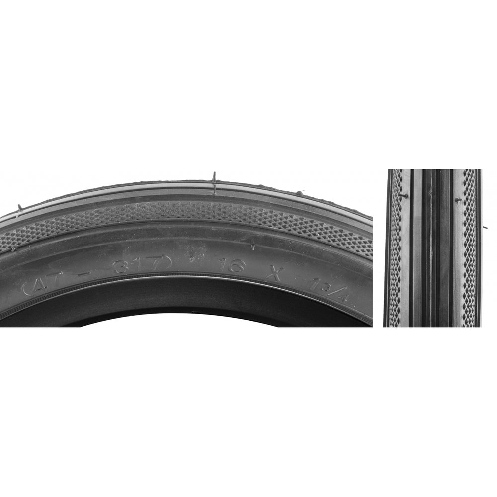 SUNLITE Street S-7 TIRES SUNLT 16x1-3/4 S7 BK/BK STREET WIRE