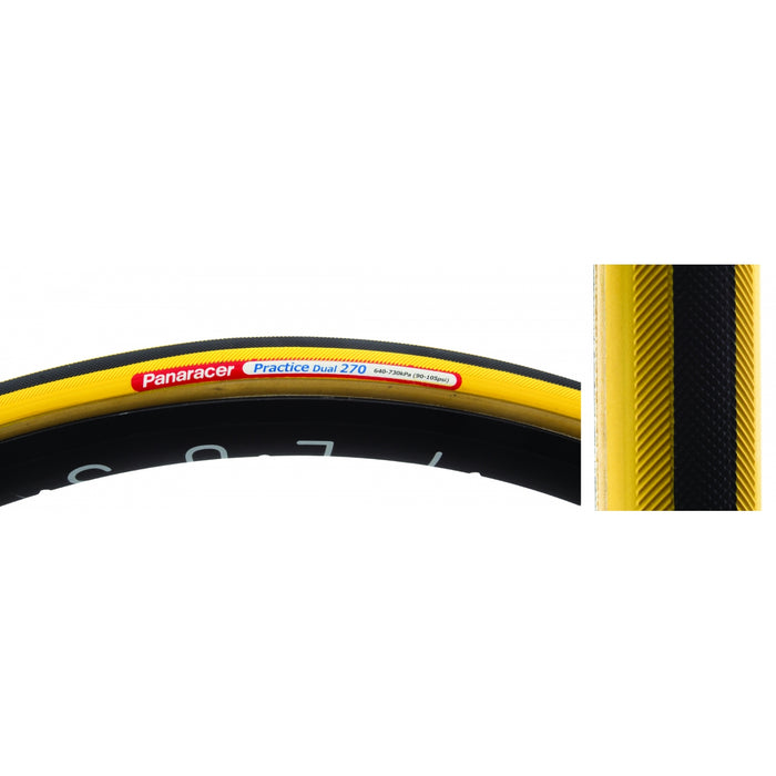 PANARACER Practice Dual 700x22 Bk/Ysk
