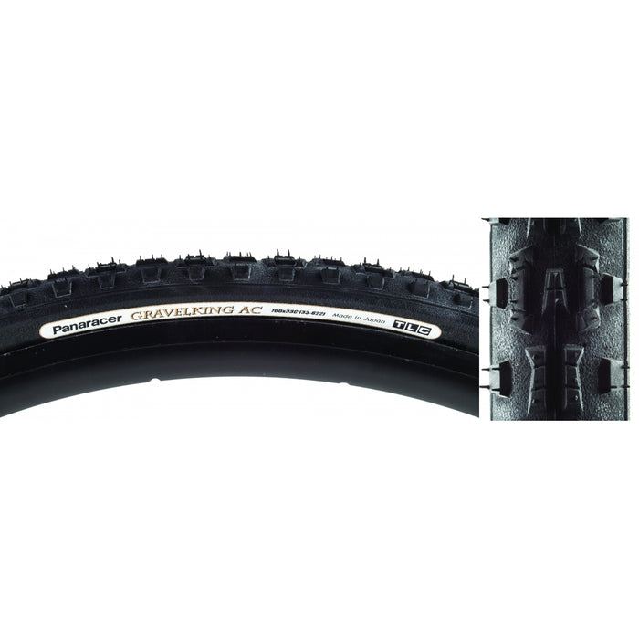 PANARACER GravelKing All Condition Knobby Tubeless 700x33 Bk/Blk