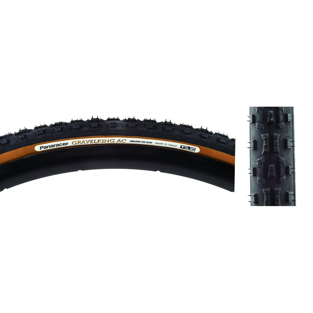 PANARACER GravelKing All Condition Knobby Tubeless 700x33 Bk/Brn