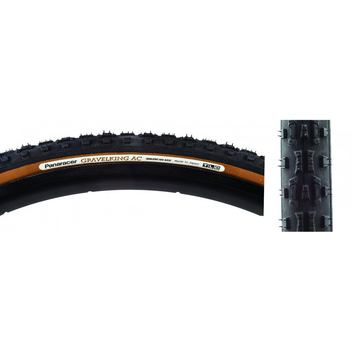 PANARACER GravelKing All Condition Knobby Tubeless 700x33 Bk/Brn