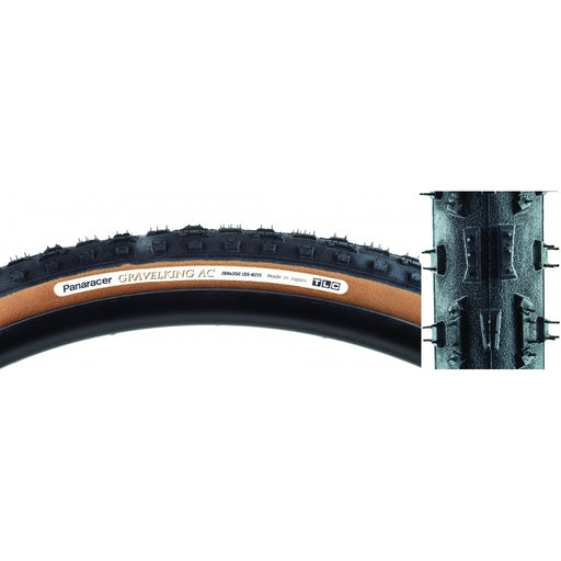 PANARACER GravelKing All Condition Knobby Tubeless 700x35 Bk/Brn