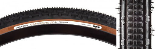 PANARACER GravelKing SK+ Tubeless 700x50 Bk/Brn