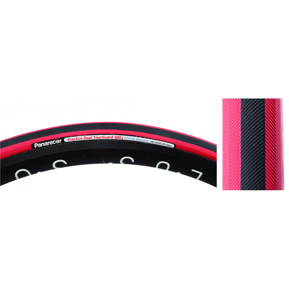 PANARACER Practice Dual 700x22 Bk/Rd/Ysk