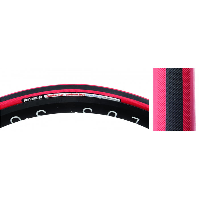 PANARACER Practice Dual 700x22 Bk/Rd/Ysk