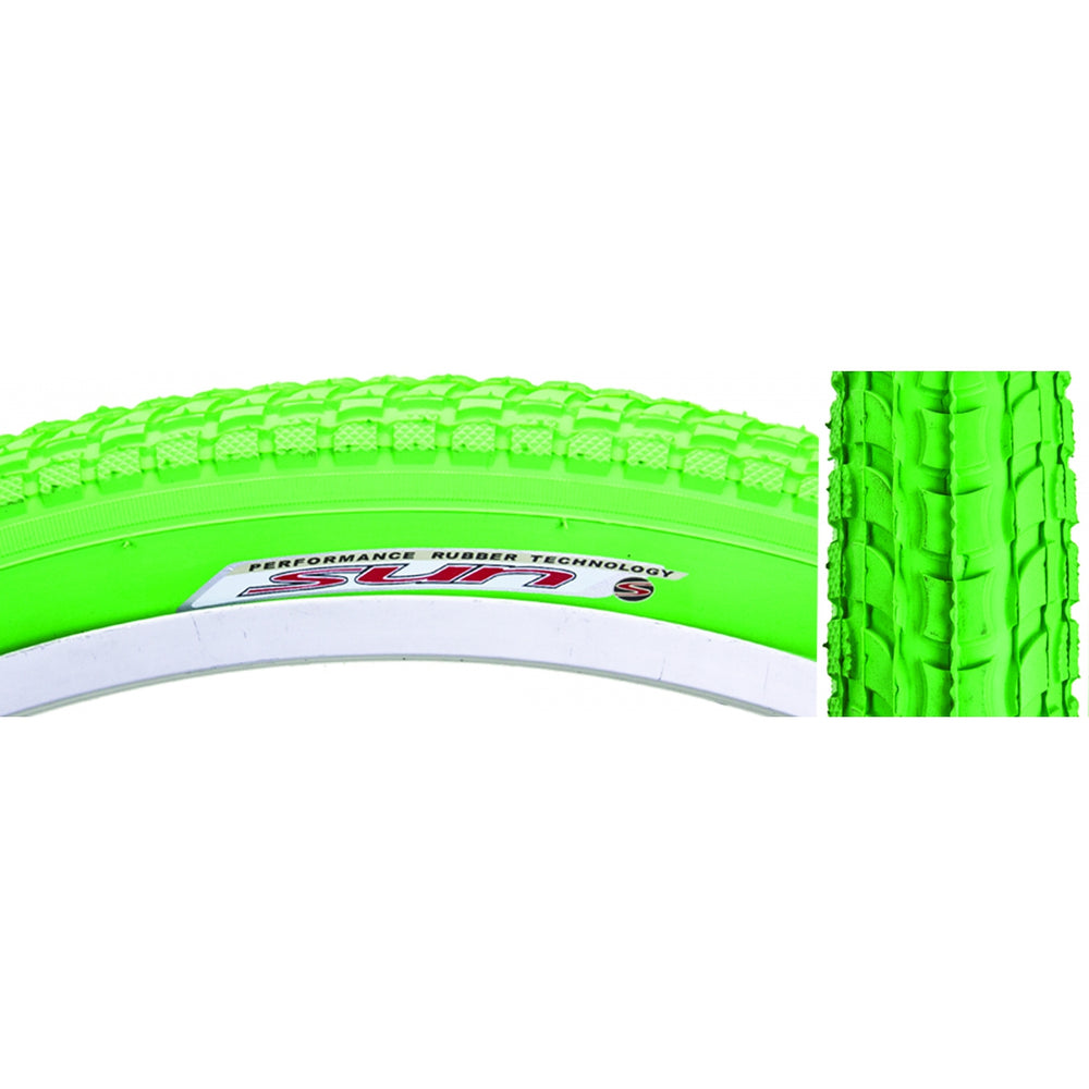 SUNLITE Cruiser 927 TIRE SUNLT 26x2.125 GN/GN CRUISER K927w/SUN LOGO KOMFORT WIRE