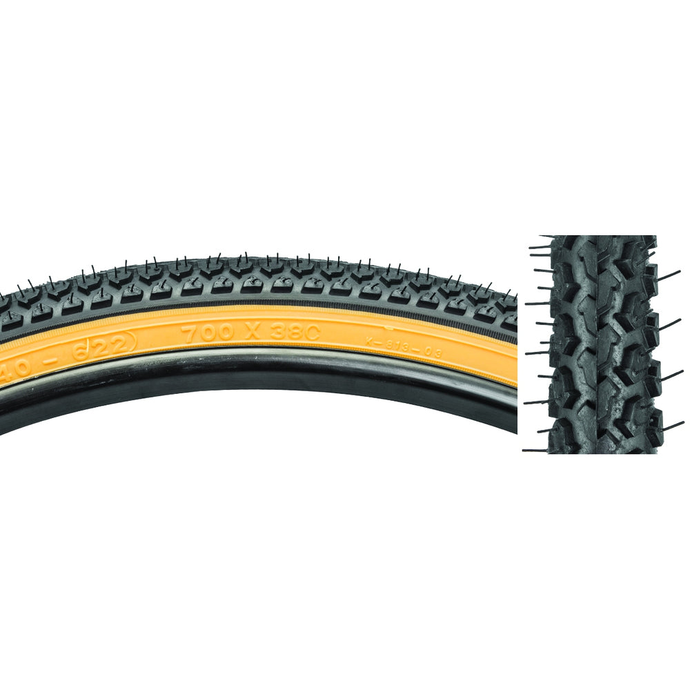 SUNLITE Hybrid Knobby TIRE SUNLT 700x38 BK/GM HYBRID K813 WIRE