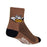 Sockguy Meowdy 3" Socks, 9-13, Brown
