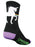 SockGuy Crew Unicorn Express Sock: Black SM/MD