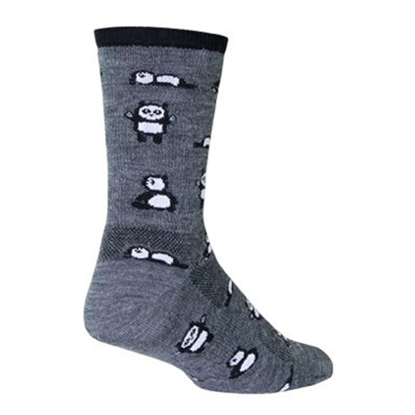 Sockguy Pandamonium Wool Crew Socks 5-9