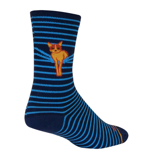 Sockguy Peekaboo Socks, 5-9, Blue