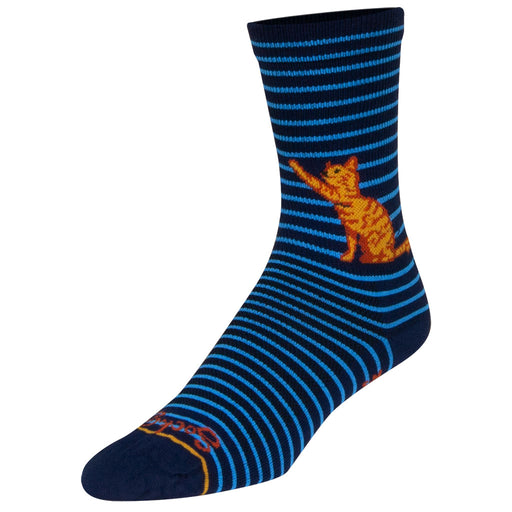 Sockguy Peekaboo Socks, 9-13, Blue