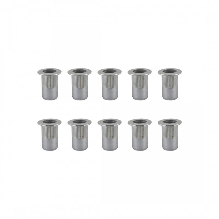 SUNLITE Rivnut Alloy Rivnut insert M5 x 12mm - Bag of 10