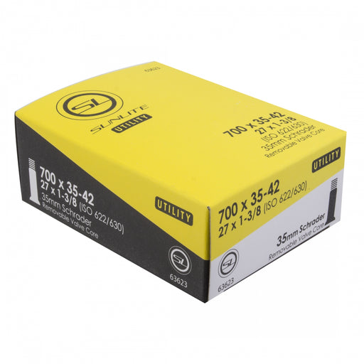 SUNLITE Utili-T Standard Schrader Valve 700x35-42 (27x1-3/8) Tube 35mm Smooth