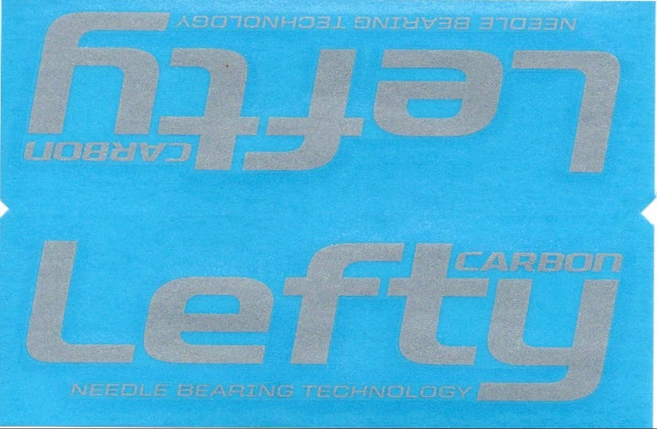 Cannondale Lefty Carbon Wrap Decal/Sticker Silver