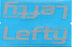 Cannondale Lefty Carbon Wrap Decal/Sticker Silver