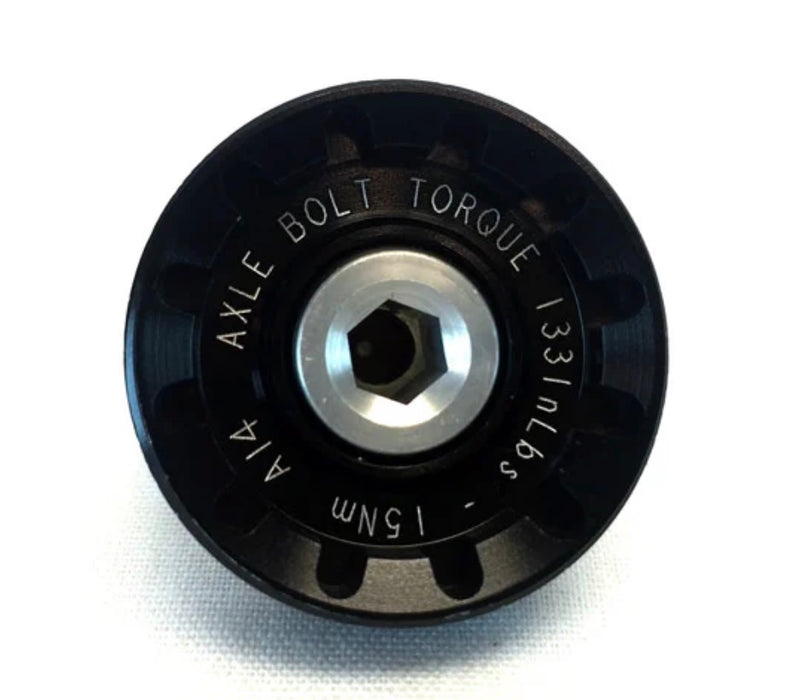 Cannondale Lefty SuperMax Axle Cap and Bolt - Black - KH124