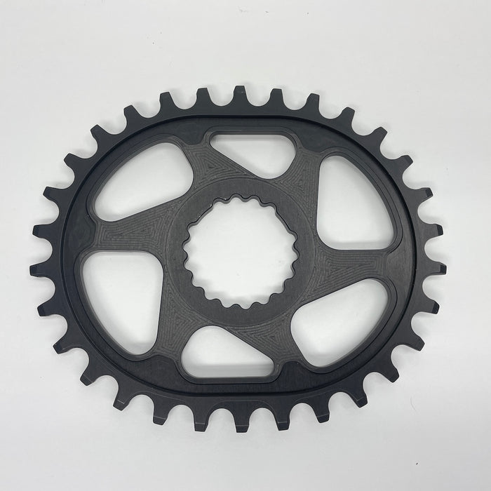 Leonardi Gecko 30t Ai 2mm Elliptical MTB Chainring for Cannondale Cranks