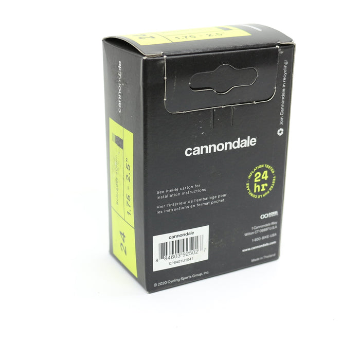 Cannondale 24 x 1.75 - 2.5" Schrader Valve 40mm Tube CP8401U1041