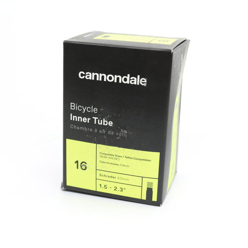 Cannondale 16 x 1.5 - 2.3" Schrader Valve 40mm Tube CP8401U1068
