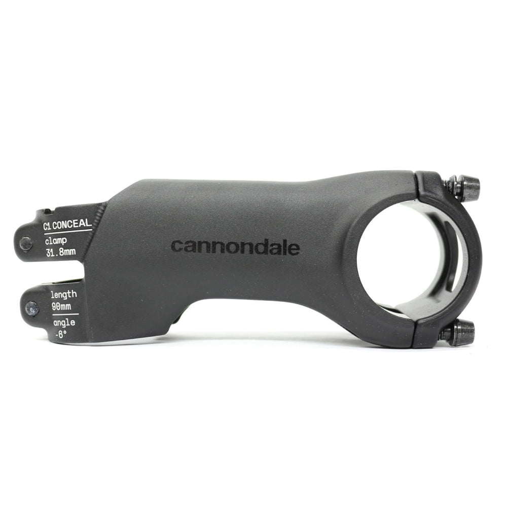 Cannondale C1 Conceal Stem 90mm x -6 Degree Stem Black CP2103U1090