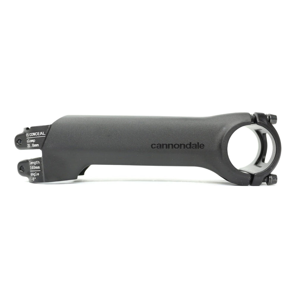 Cannondale C1 Conceal Stem 140mm x -6 Degree Stem Black CP2103U1014