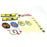 GT Bikes Retro Vintage Current Sticker Pack GIB100U00OS