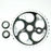 GT Bicycles Overdrive CNC Sprocket Black 33T GP2259U1033