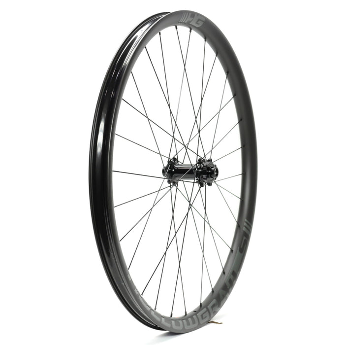 Cannondale Hollowgram 30 27.5" 100mm x 15mm Carbon Front Wheel 28h Black/Gray K87188