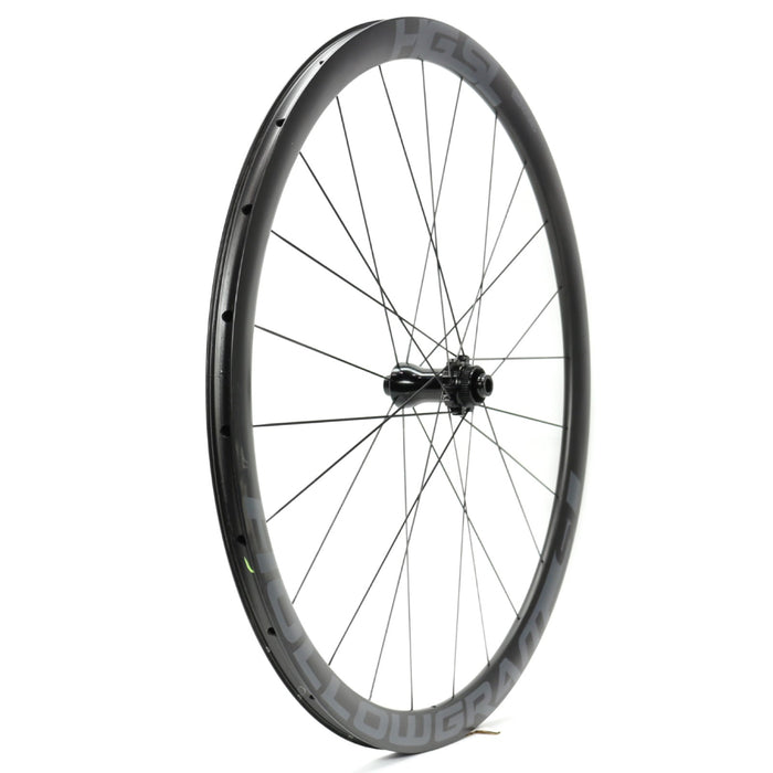 Cannondale Hollowgram SiSL 700c 100mm x 12mm Carbon Front Wheel 24h Black/Gray KA065/FR