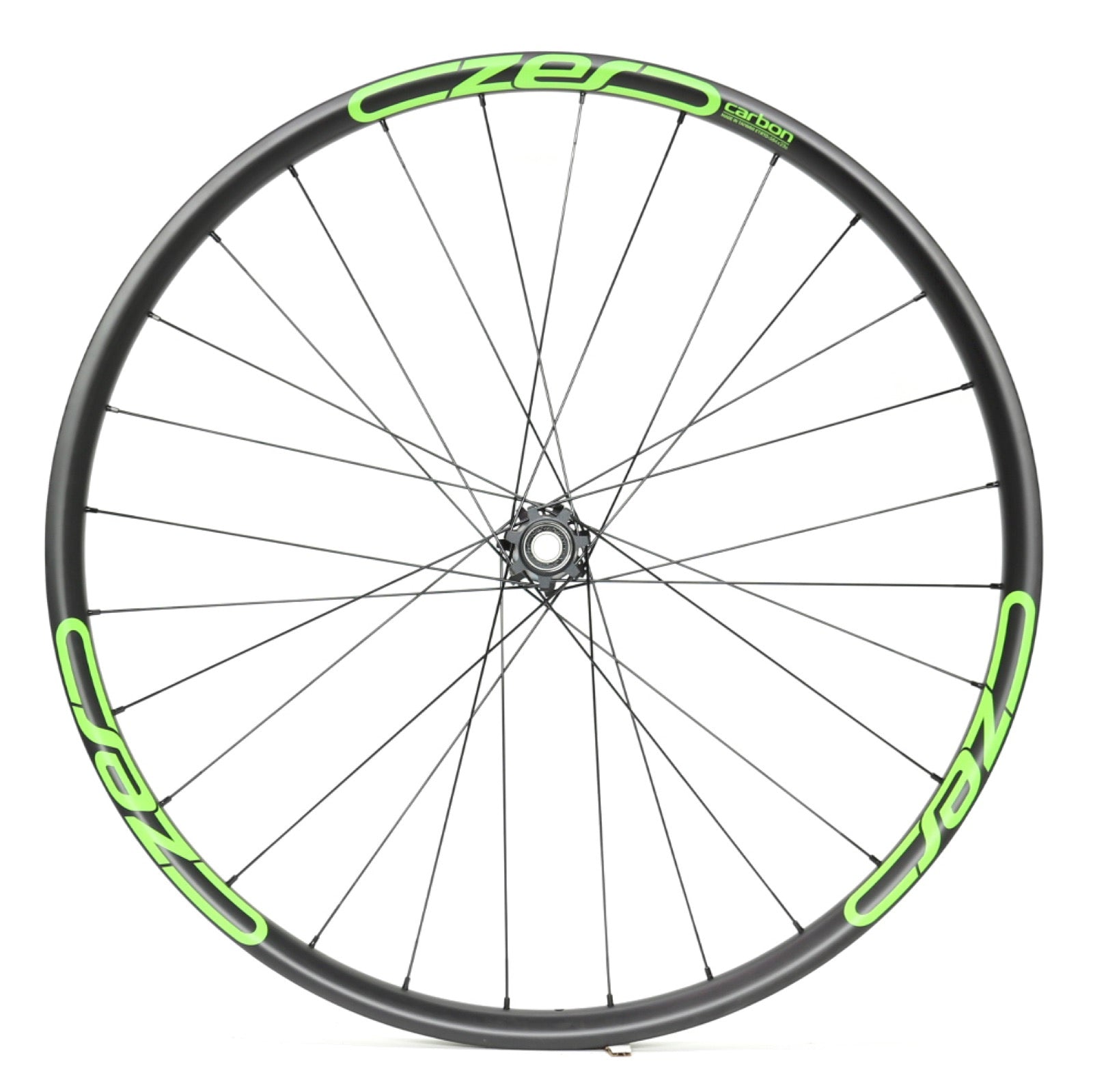 Cannondale CZero 27.5" Lefty 60 Carbon Front Wheel 28h Black/Green KA069/FT