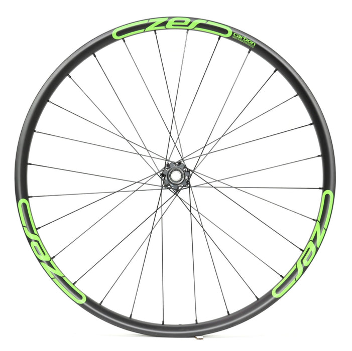 Cannondale CZero 27.5" Lefty 60 Carbon Front Wheel 28h Black/Green KA069/FT