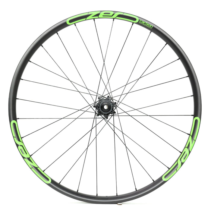 Cannondale CZero27.5" 142mm x 12mm Carbon Rear Wheel 28h Black/Green KA069/RR