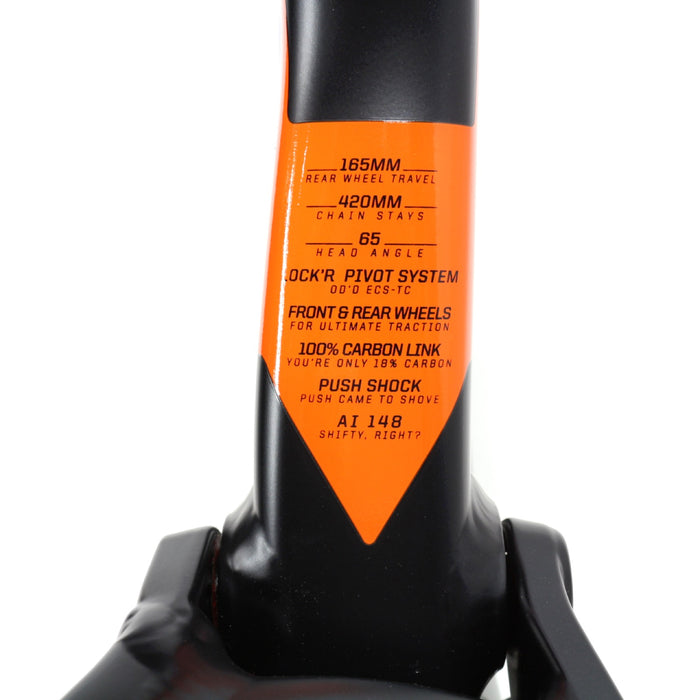 Cannondale 2018 Jekyll Alloy 27.5" Frame Only Small Black/Orange C21198M10SM