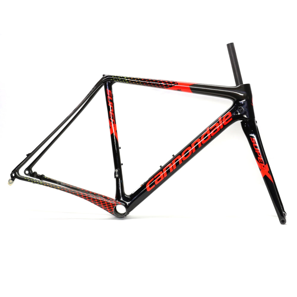 Cannondale 2018 SuperX Carbon Disc Frame and Fork 54cm Black/Red C17098M1054