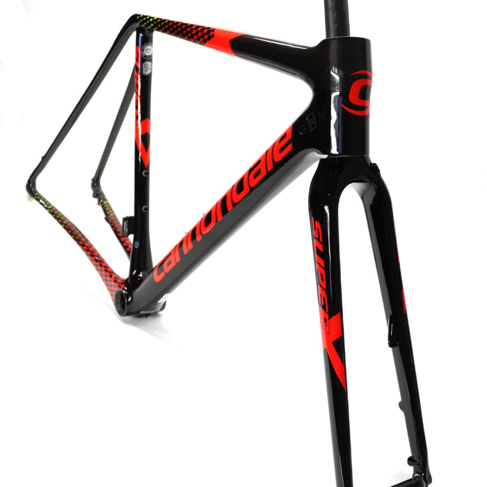 Cannondale 2018 SuperX Carbon Disc Frame and Fork 61cm Black/Red C17098M1061