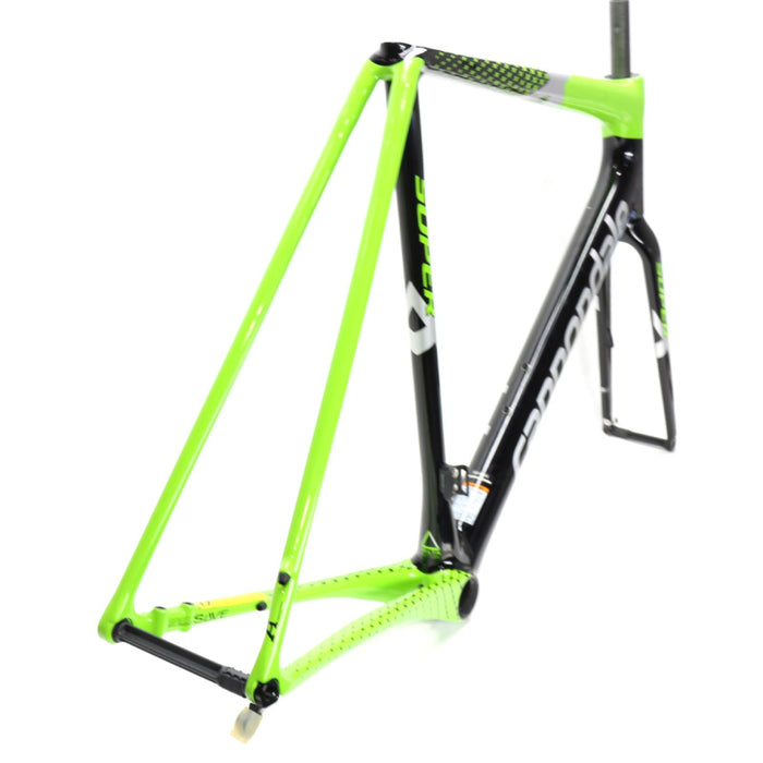 Cannondale 2018 SuperX Carbon Disc Frame and Fork 61cm Black/Green Team Replica C17097M8061