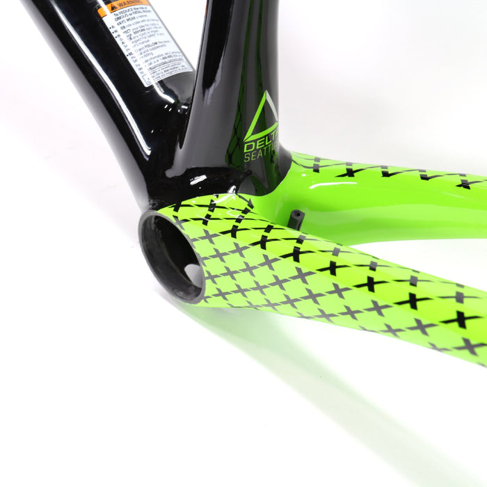 Cannondale 2018 SuperX Carbon Disc Frame and Fork 61cm Black/Green Team Replica C17097M8061