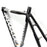 Cannondale 2012 SuperX Carbon Frame Only 48cm Black/White 2WXC4FR48/WHT
