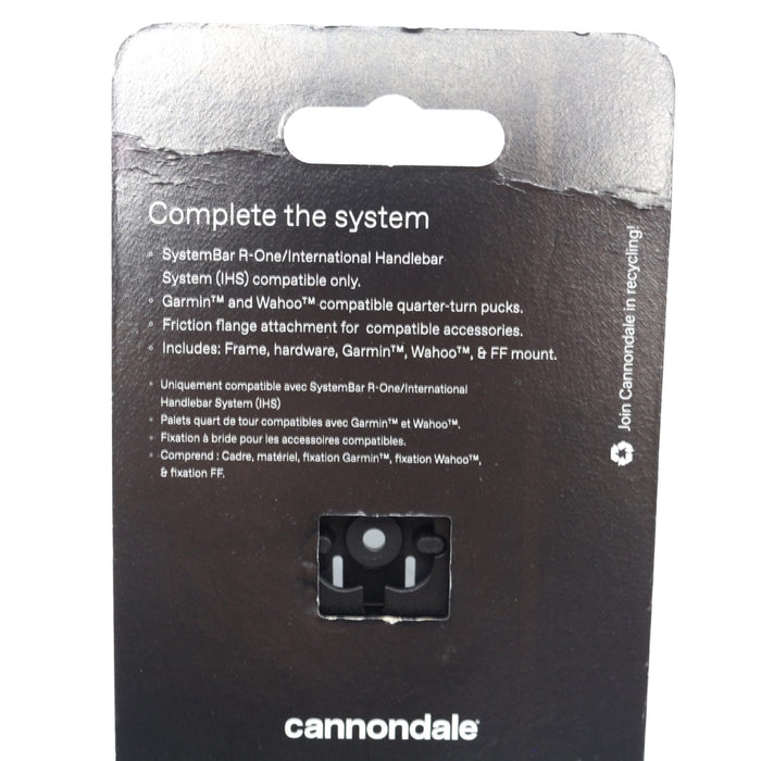 Cannondale SystemBar R-One Accessory Mount Computer GPS CP1242U10OS