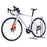 B-Grade Cannondale SuperSix EVO 3 51cm Chalk 105 Di2 Road Bike