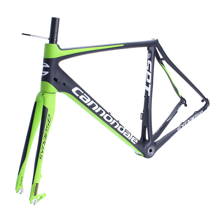 Cannondale Synapse Carbon Disc Frame and Fork 54cm Black/White/Green