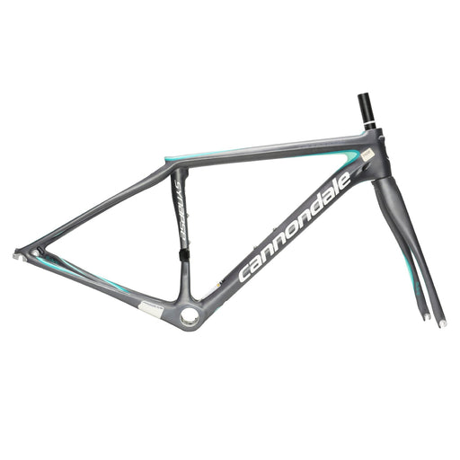 Cannondale Synapse Carbon Rim Brake Frame and Fork 44cm Grey/Aqua/Teal